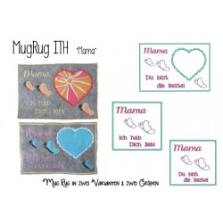 ITH Mug Rug - Mama